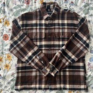 Abercrombie & Fitch Plaid Long Sleeve - Size Large